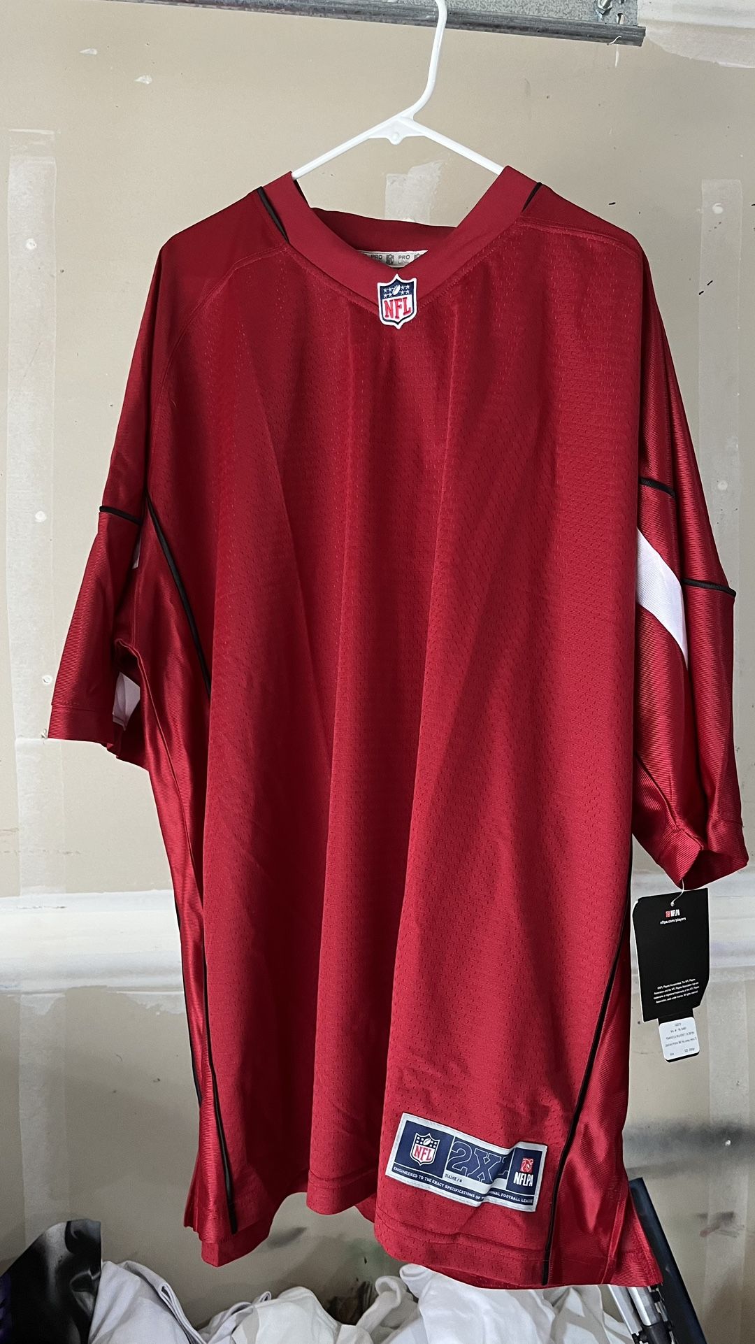 Arizona Cardinals blank NFl jerseys