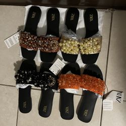  Sandals Women Zara Different Colors 40,39,38