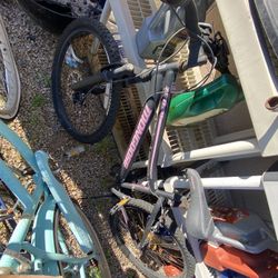 Mongoose Bike,  Shwin Bike and Huffy bike 