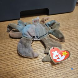 TY Beanie Babies "Claude The Crab" Mint 