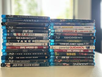 Blu ray movie lot
