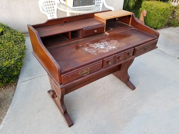 Plymouth Pine Young Hinkle Antique Desk For Sale In Murrieta Ca