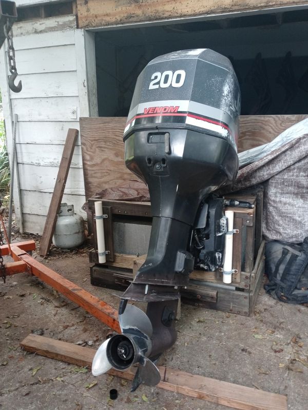 I have a 95 outboard Johnson 200 V6 for Sale in Houston, TX OfferUp