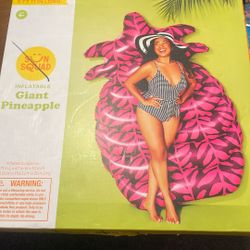 Sun Squad Inflatable Giant Pineapple Float