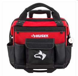 Husky 14 in. 13 Pocket Rolling Tool Bag