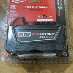 Brand New Milwaukee M18 XC5.0 Battery Pack