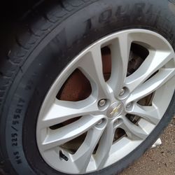 2016 chevy malibu rims tires set