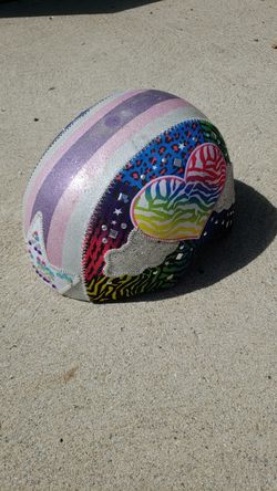 Girl's bike/skate helmet