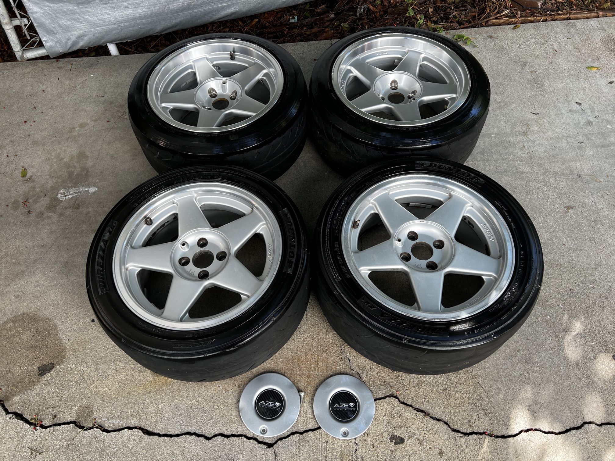 16” Azev Type A Wheels & Tires 4x100 16x7.5/16x9 BMW E30 318i 325i Vw Gti Golf Jetta