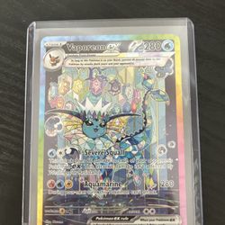 Vaporeon Ex SIR Prismatic Evolutions 