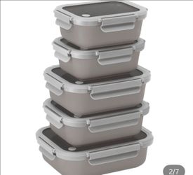 Safdie & Co. 10-Piece Ceramic Food Storage Set Microwave Safe