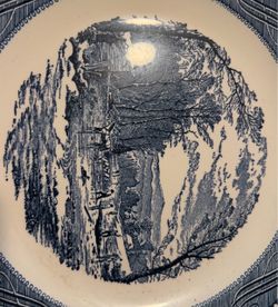 Vintage dinner large plate