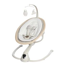 Maxi-Cosi Cassia Baby Swings for Infants: Smart Portable Baby Swing with Music, Lightweight & Foldable Baby Swing, 360 Rotation Infant Swing, Classic 