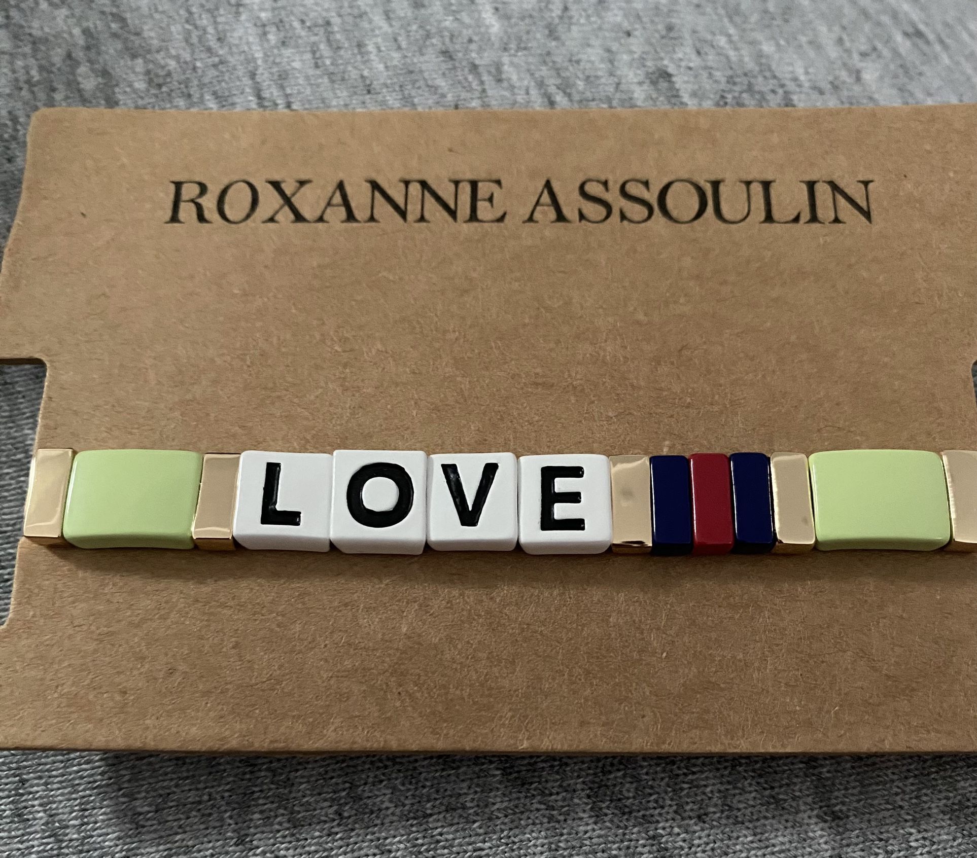 NEW ROXANNE ASSOULIN LOVE BRACELET