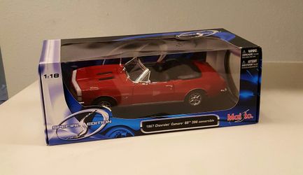 Maisto diecast 1967 Camaro SS 396 conv