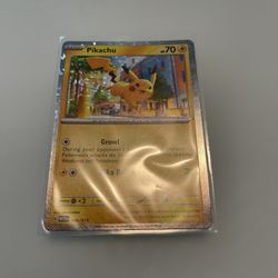 Pikachu McDonalds Pokemon 2023 Card