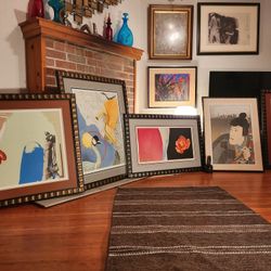 Collection of 5 Pop Art works by American Artist Michael Knigin 1970s to early 1980s