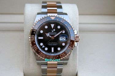 ROLEX 126711 GMT MASTER II ROSE GOLD & STEEL ROOTBEER - T4157