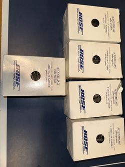 Bose ACOUSTIMASS Cube Speakers (5)