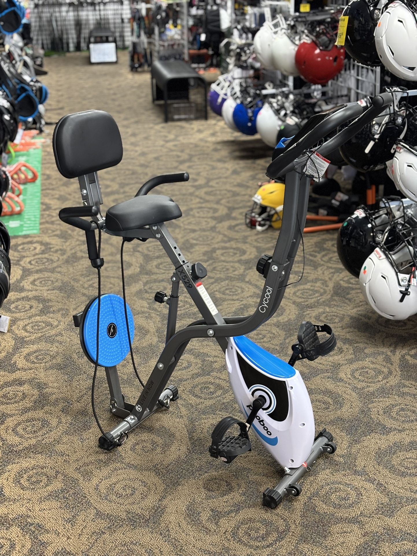 Pooboo 4in1 Folding Exercise Bike