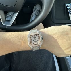  Cartier Moissanite Watch