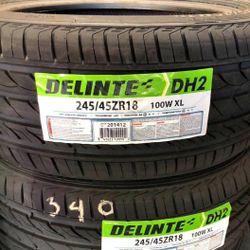 245 45 18 New Set Of Tires 
