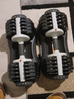 Adjustable dumbells