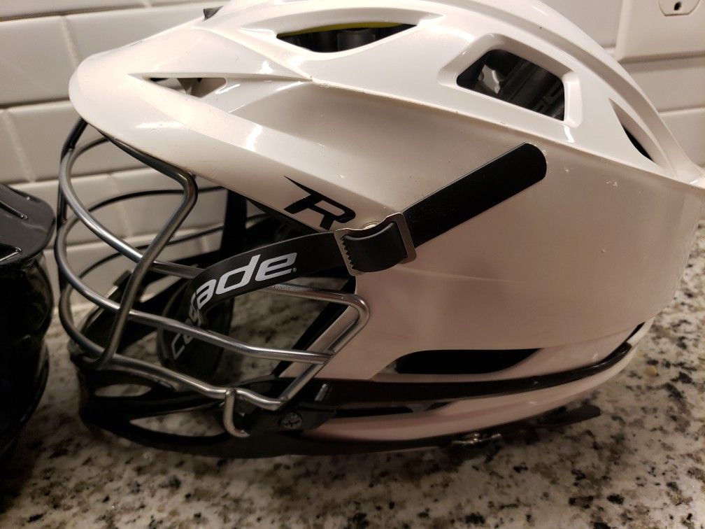 2 LaCrosse Helmets