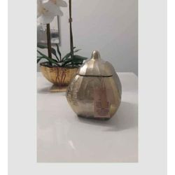 TURKISH GOLD METAL JAR