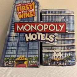 Monopoly Hotels First To The Top Board Game 2012 Hasbro New Sealed Box Complete