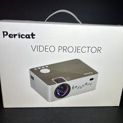 WiFi and Bluetooth Projector, 5G WiFi Native 1080P/16000L Video Projector with Screen, 4K Support