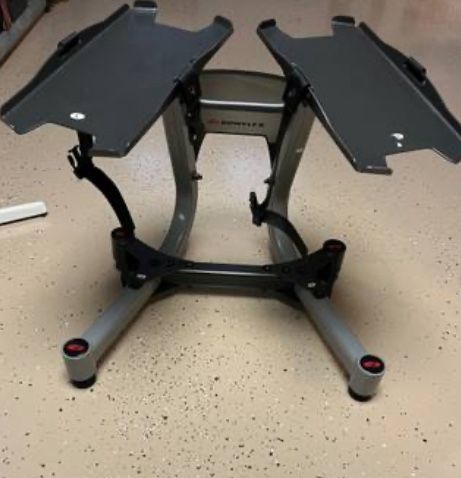 “BOWFLEX” DUMBBELL STAND