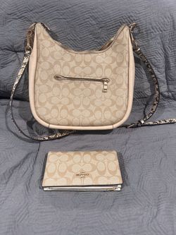 Coach purse with matching wallet