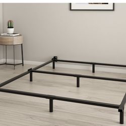 Bed Frame Queen, 7 Inch Metal Basics Bed Frame, Low Profile Base for Box Spring, 9-Leg Support,