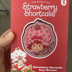 NWT Strawberry Shortcake Glitter True Wireless Earbuds