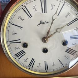 Haid Westminster Mantle Chime Clock 1976 340-020 Working