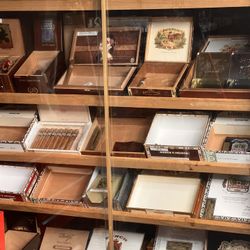 6 Foot Store Retail Man cave Huge Cigar Humidor Sliding Doors