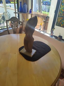 Alabaster Nude Woman Sculpture