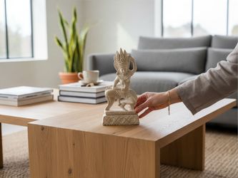 Hindu Deity Dancing Figure Stone Statue