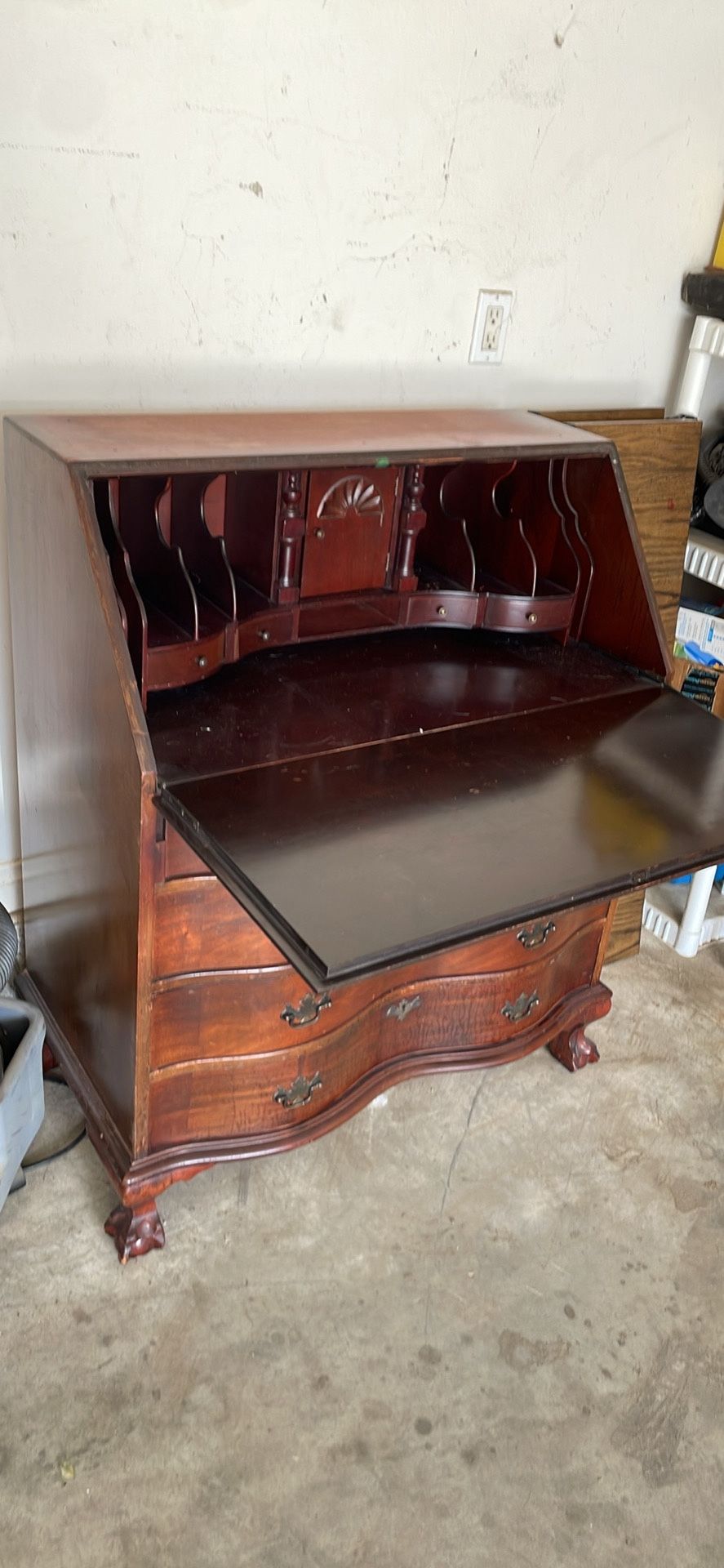 Antique Mail Hutch