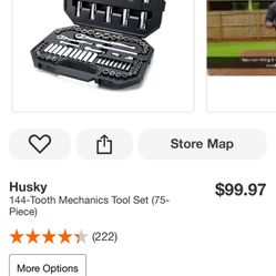 Husky Tool Set 75 Pieces 