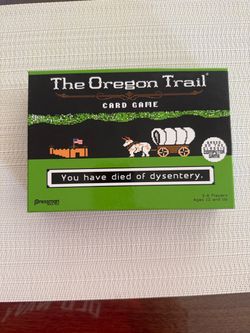 The Oregon Trail Card Game – Open Box, Never Used