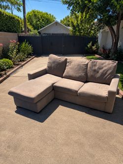 88” tan couch