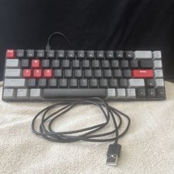 Keyboard %60 with blue LED