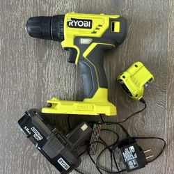 Ryobi Drill With Battery & Charger 