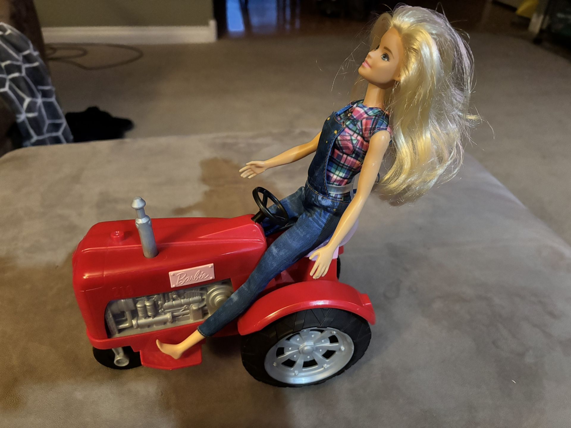 Tractor Barbie