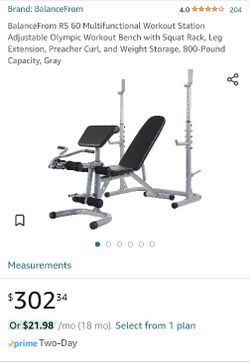Workout Bench New In Box