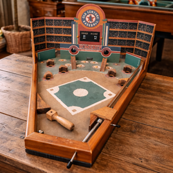 Vintage Old Century Baseball Wooden Pinball Game