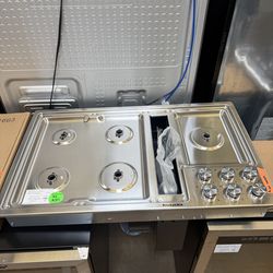 KitchenAid 36” downdraft cooktop