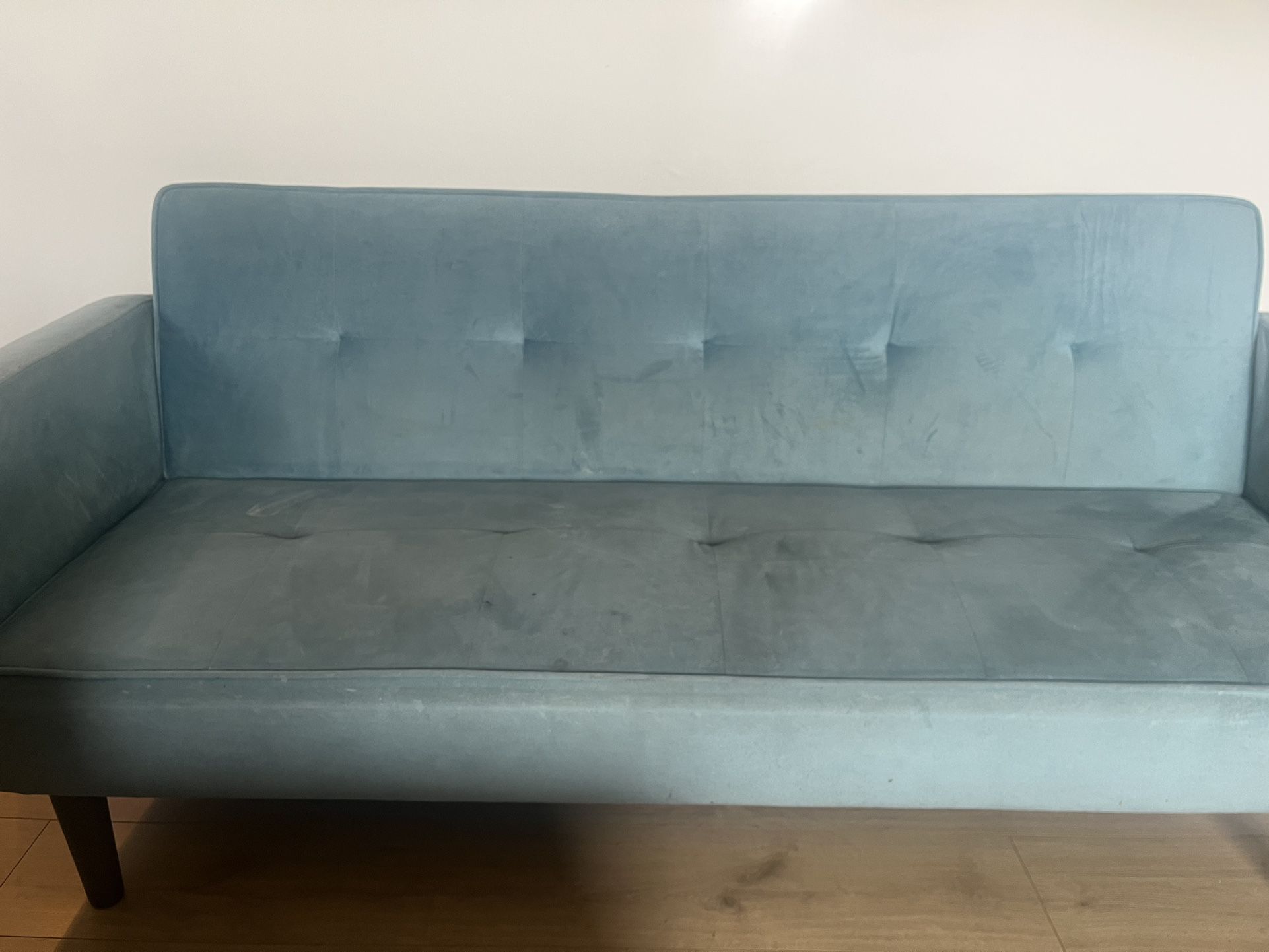 Sky Blue Sleeper Sofa 
